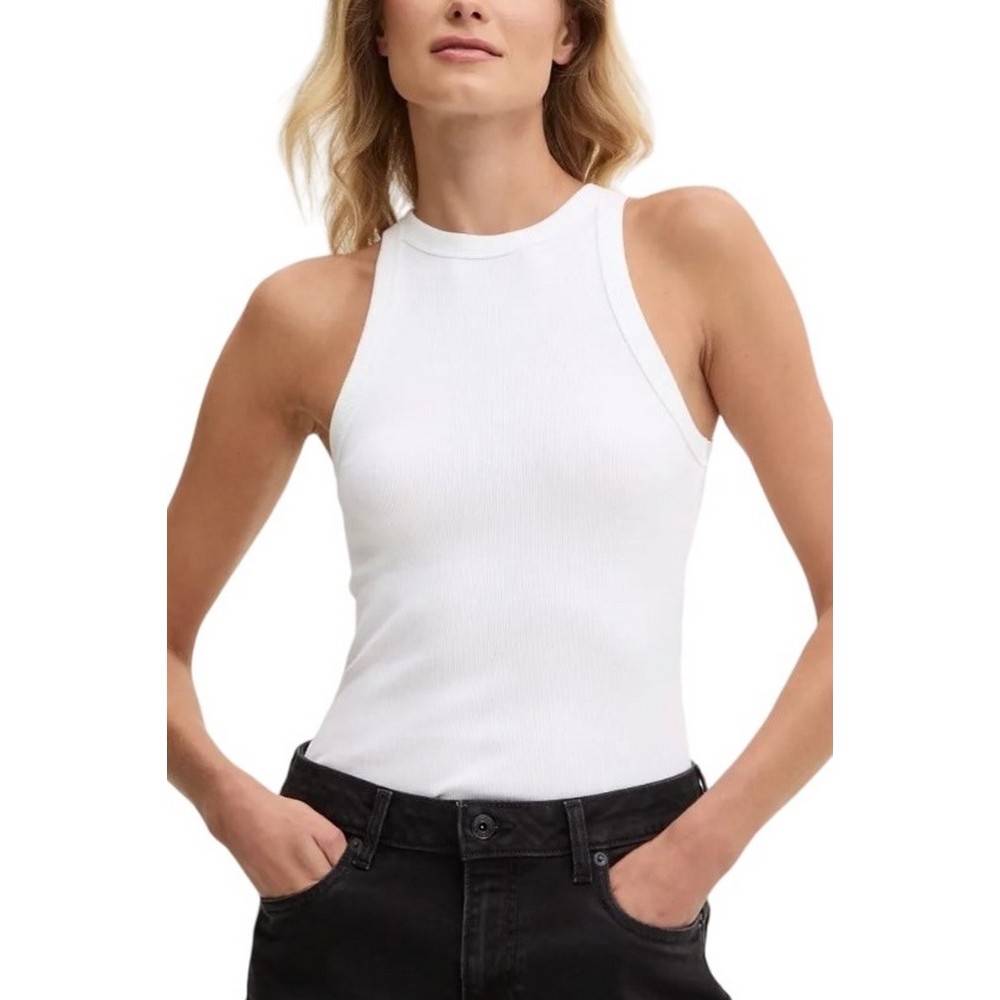 Calvin klein high neck tank top best sale